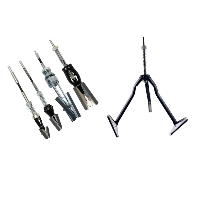 652F Engine Cylinder Hone Deglazer Set Hone Tool 19-250mm Diameter Deglazer 1-1/8'' to 4'' Long Stones for Grinding Holes