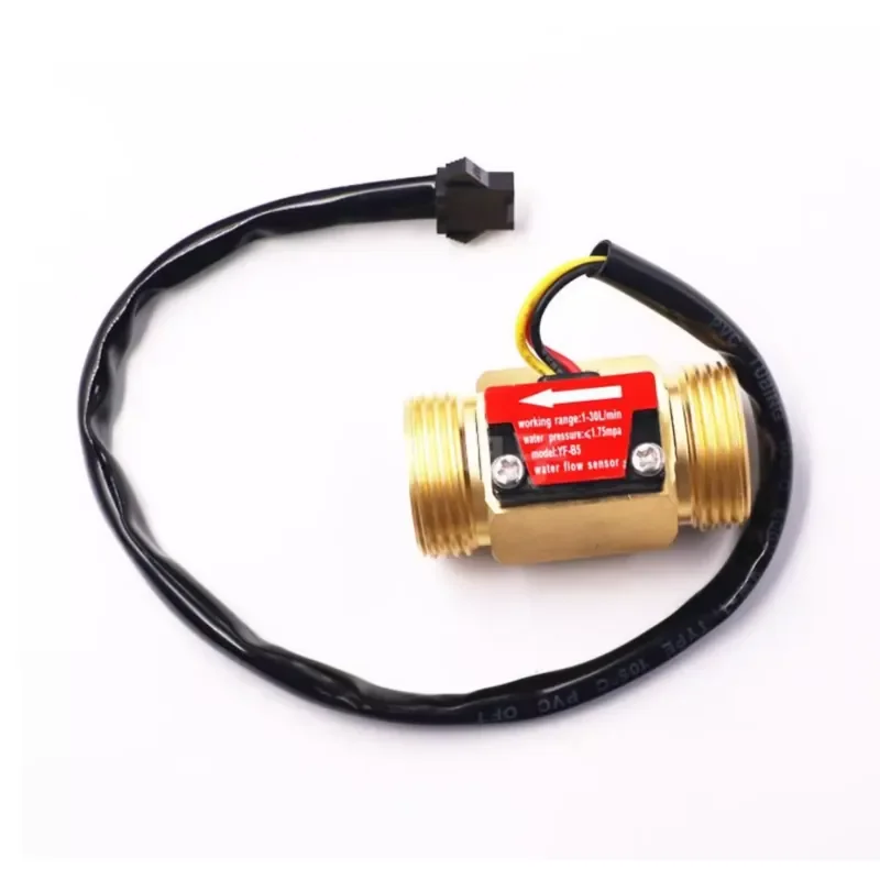 Oem DN15 G3/4 Brass Water Flow Sensor Switch DN20 Full Copper Magnetic Water Flow Meter Switch Hall Pulse Brass Water Flow