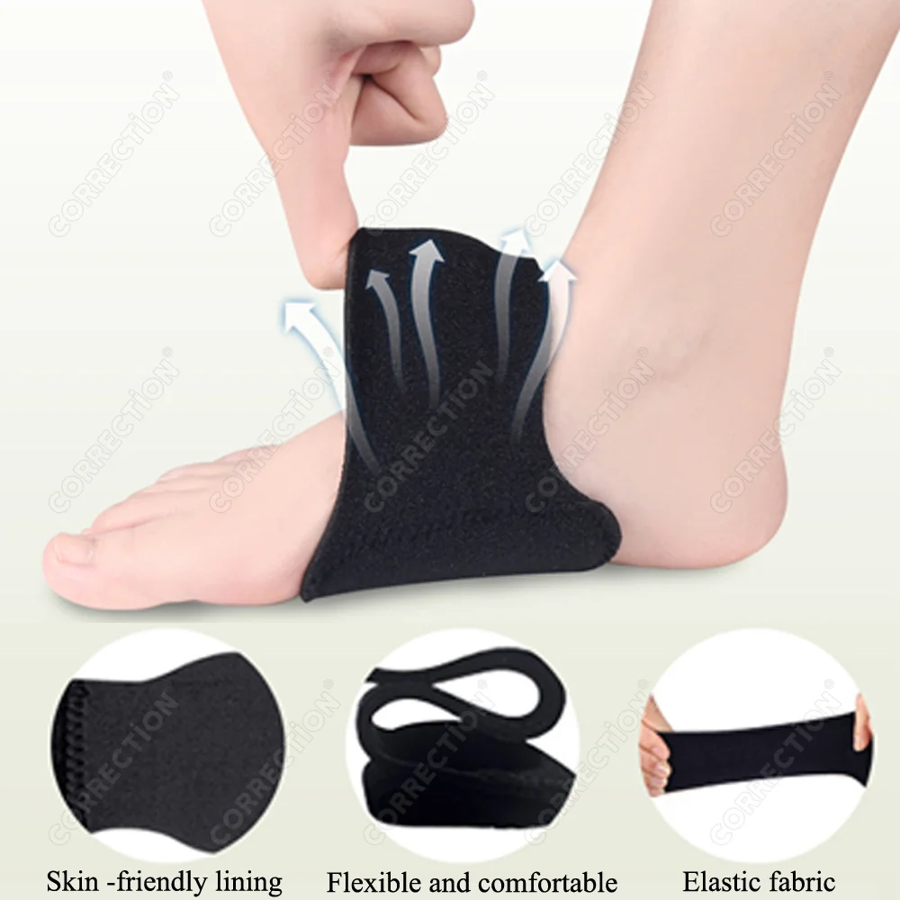 Orthotic Insole Arch Support Sleeves Plantar Fasciitis Heel Spurs Foot Care Flat Feet Relieve Pain Sleeve Socks Orthotic Insoles