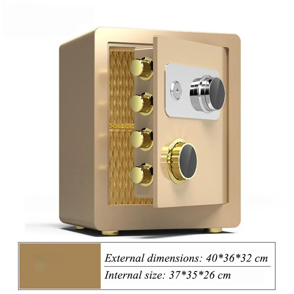 Cassetta di sicurezza banca di sicurezza in acciaio Home Office cassetta di sicurezza deposito cassaforte cassaforte cassaforte cassaforte serratura meccanica a codice