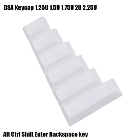 Mechanical Keyboard DSA Low Profile PBT Keycap 1.25U 1.5U 1.75U 2U 2.25U 2.75U Alt Ctrl Shift Backspace Enter Custom Blank Key