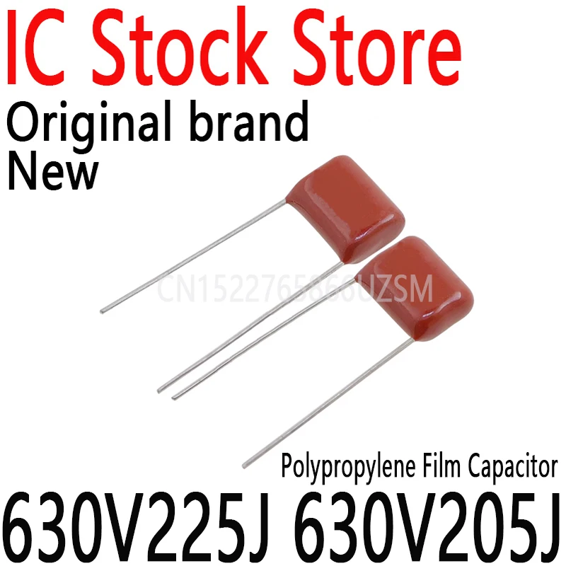 

10PCS New and Original CBB22 630V 225J 2.5UF 630V 205J 2UF Pitch 27.5mm Polypropylene Film Capacitor 630V225J 630V205J