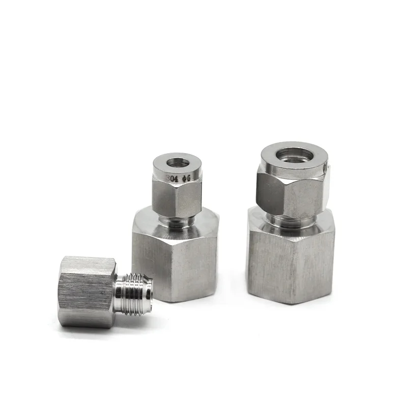 

1/4 "1/2" BSP NPT внутренняя резьба x 8 мм 10 мм 12 мм 1/4 1/2 OD трубка с двойным наконечником компрессионный фитинг соединитель нержавеющая сталь 304