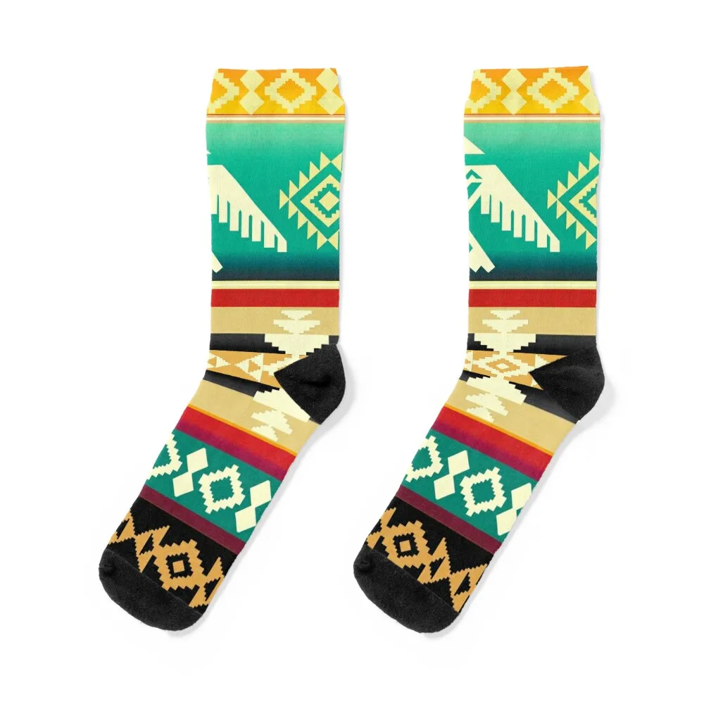 

The Eagle Native American Pattern Socks Men's cotton kids christmass gift Boy Socks Women's