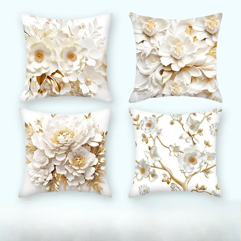 

1pcs 45*45cm Creative Oil Painting Printed Pillow Cover Fashion Home Sofa Decoration Cushion Pillowcase