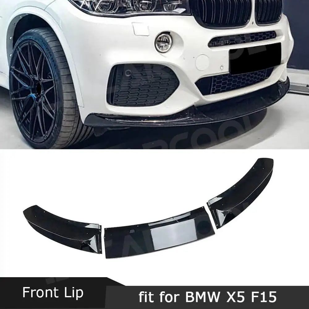 

For BMW X5 F15 2014 2015 2016 2017 2018 Front Bumper Lip Spoiler Splitter Chin Guard Protect ABS Accessories Bodykit Car Styling