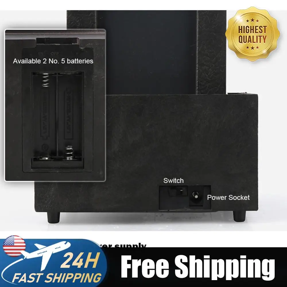 

Desktop Water Fountain Tabletop Waterfall Zen Lucky Fengshui Gifts
