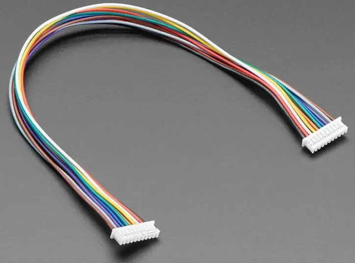 4930  1.25mm Pitch 10-pin Cable 20cm long 1:1 Cable - Molex