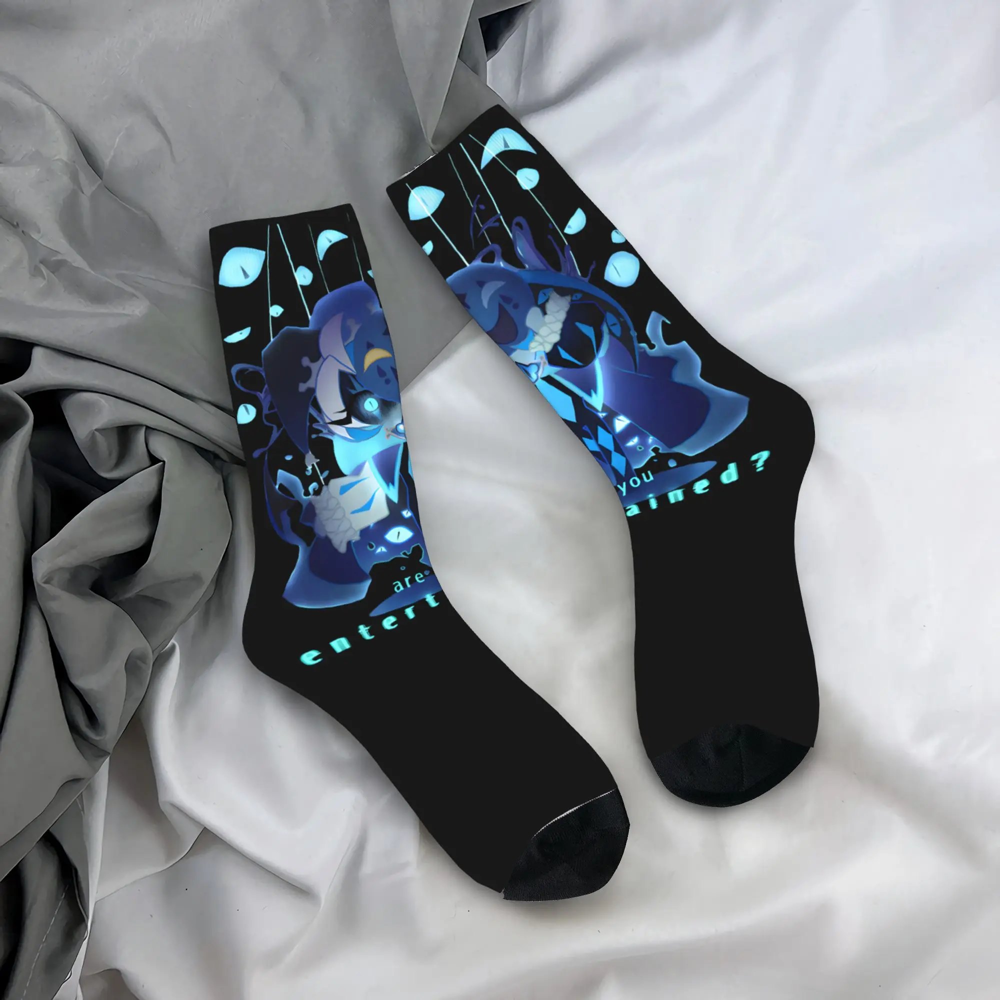 Couple Socks Cookie Game Carnival  Stockings Non Slip Warm Soft Socks Spring Casual Graphic Outdoor Sports Socks
