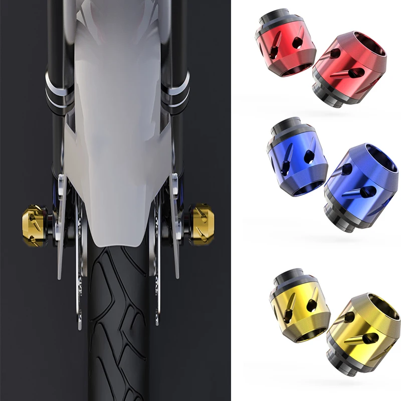 

1 Pair Motorcycle Front Fork Cup Modified For Xiaoniu No.9 Electric Bike Anti-collision Cup Yama Motorcycle Anti Drop Cup