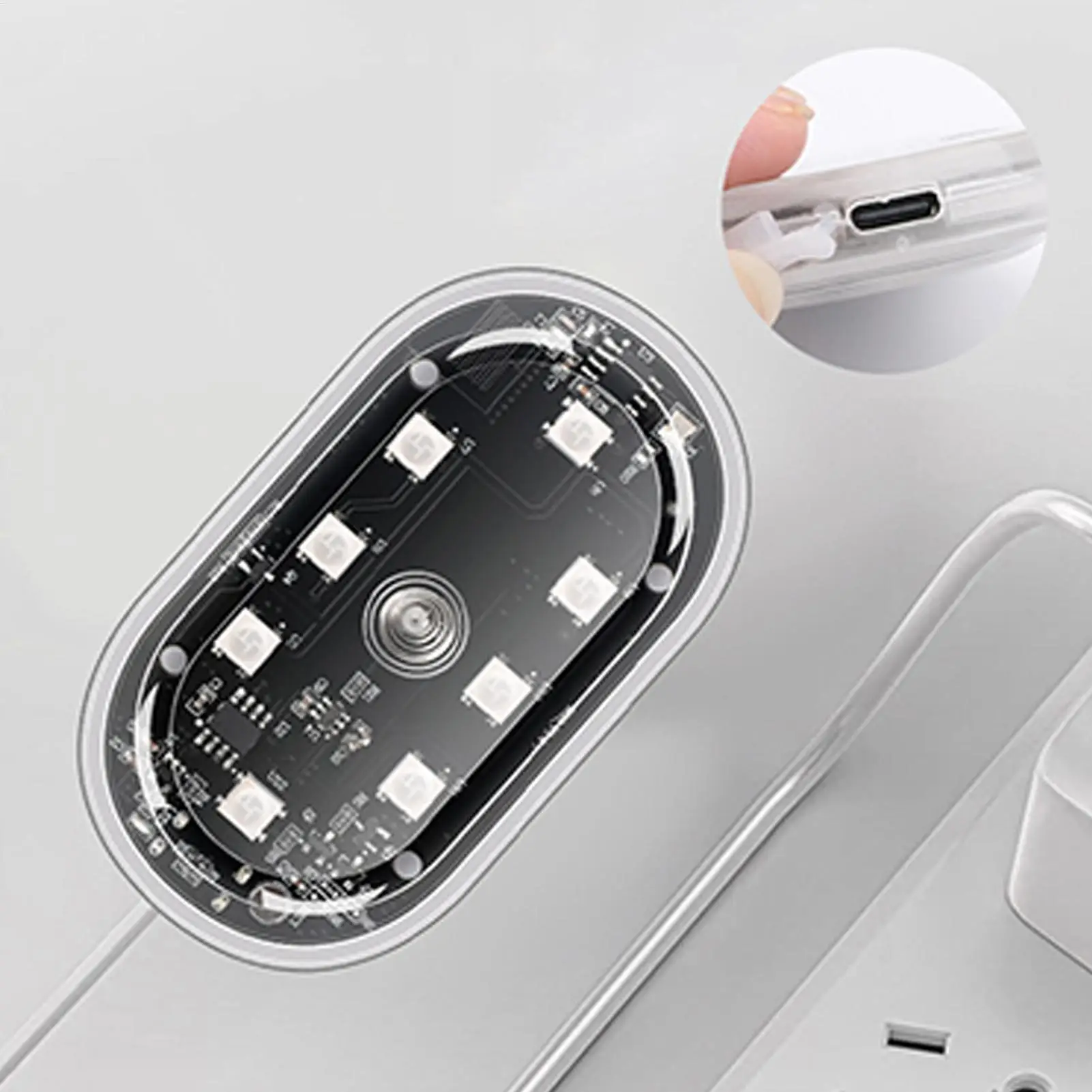 

Wireless LED Lights For Car 4-Piece Bright Waterproof Car Ambient Lighting Wireless With Remote For Automotive Truck Motorcycle