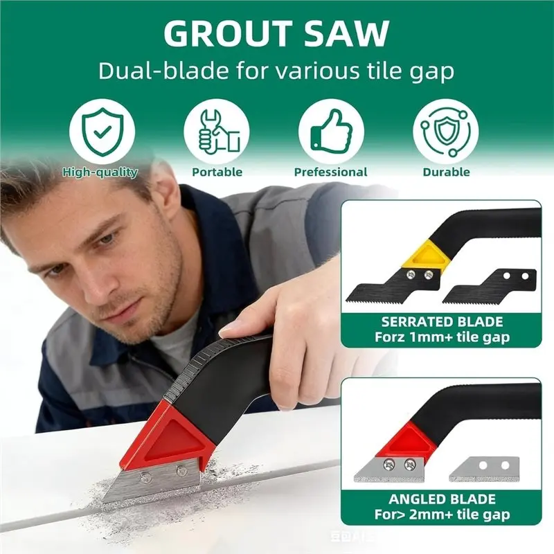 Easy Use TJ Scrapers/Saw/Angledjointcleaner For Tiles,Bath,Kitchen