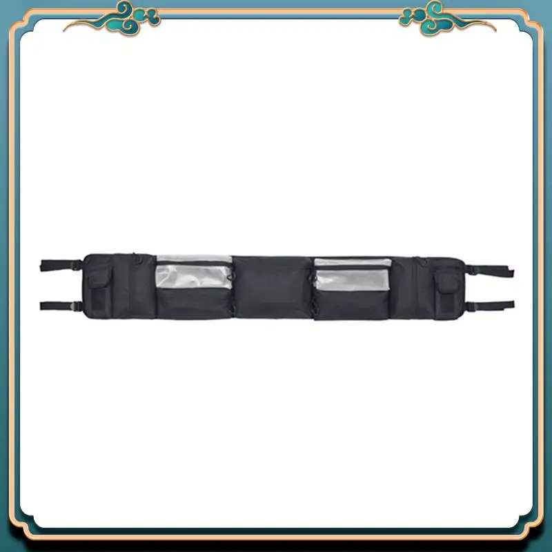 

A54P-1 PCS UTV Roll Bar Cage Organizer Storage Bag Black Replacement For Polaris Ranger RZR 570 800 900 XP 1000 Kawasaki Teryx H