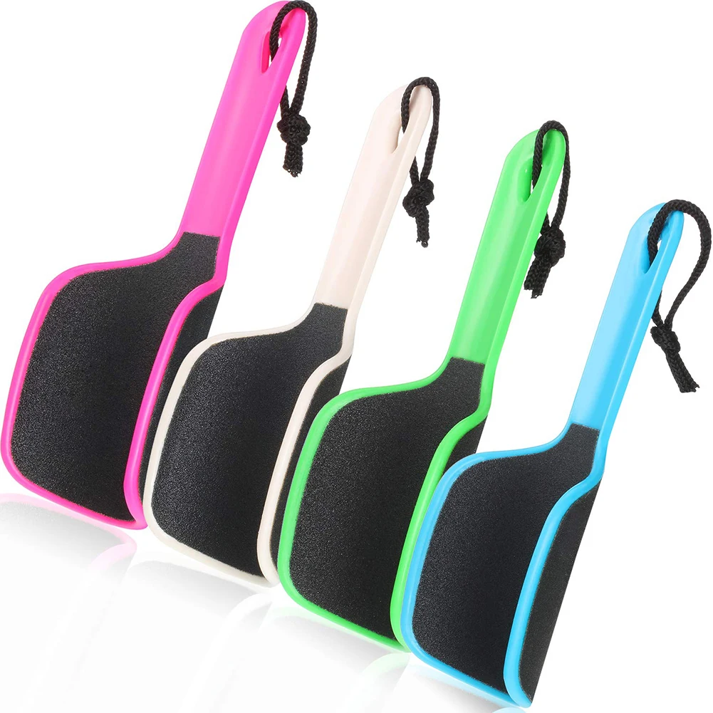 U 字型湾曲した足ファイル足カルスリムーバー両面巨大な足やすりカルスリムーバーグリット角質除去角質を除去