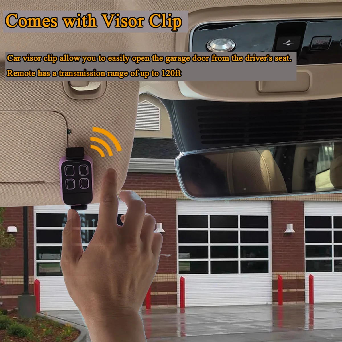 

Garage Remote Control Cloner with Multi-Frequencies It Can Clone the Remote Controls of 4 Different Brands Simultaneously