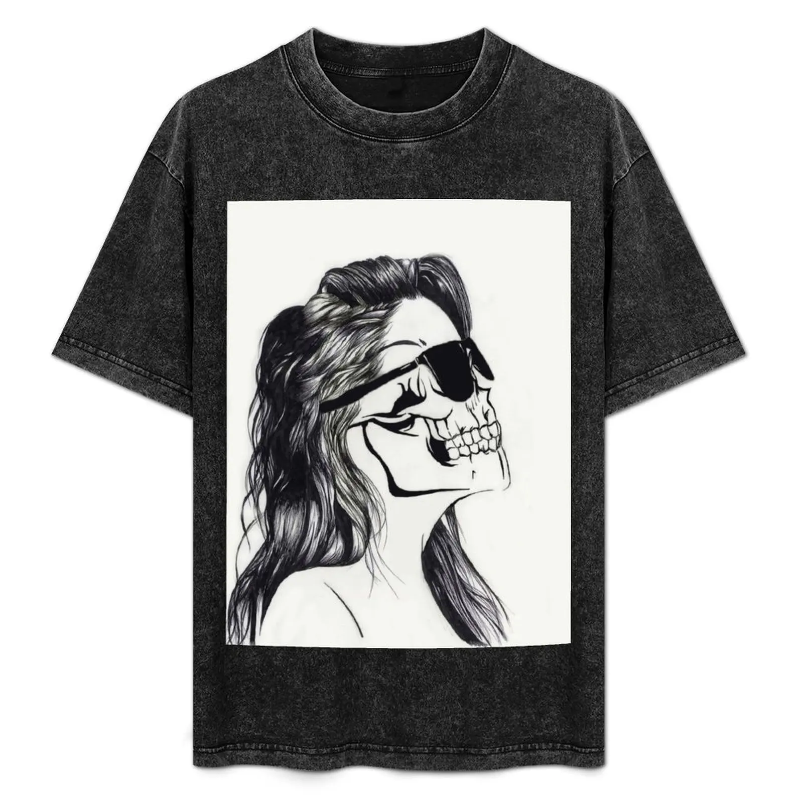 

Skeleton Girl T-Shirt Christmas Casual Short Sleeve Top