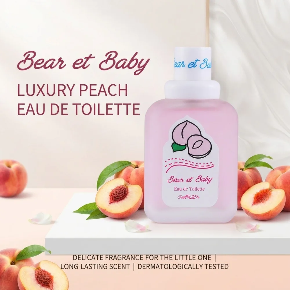 50ML Baby Bear Series Women's Perfume Long Lasting Fragrance Peach Pomegranate Orange Milk Ice Cream Fresh Not Cloying Sweetness - view 2