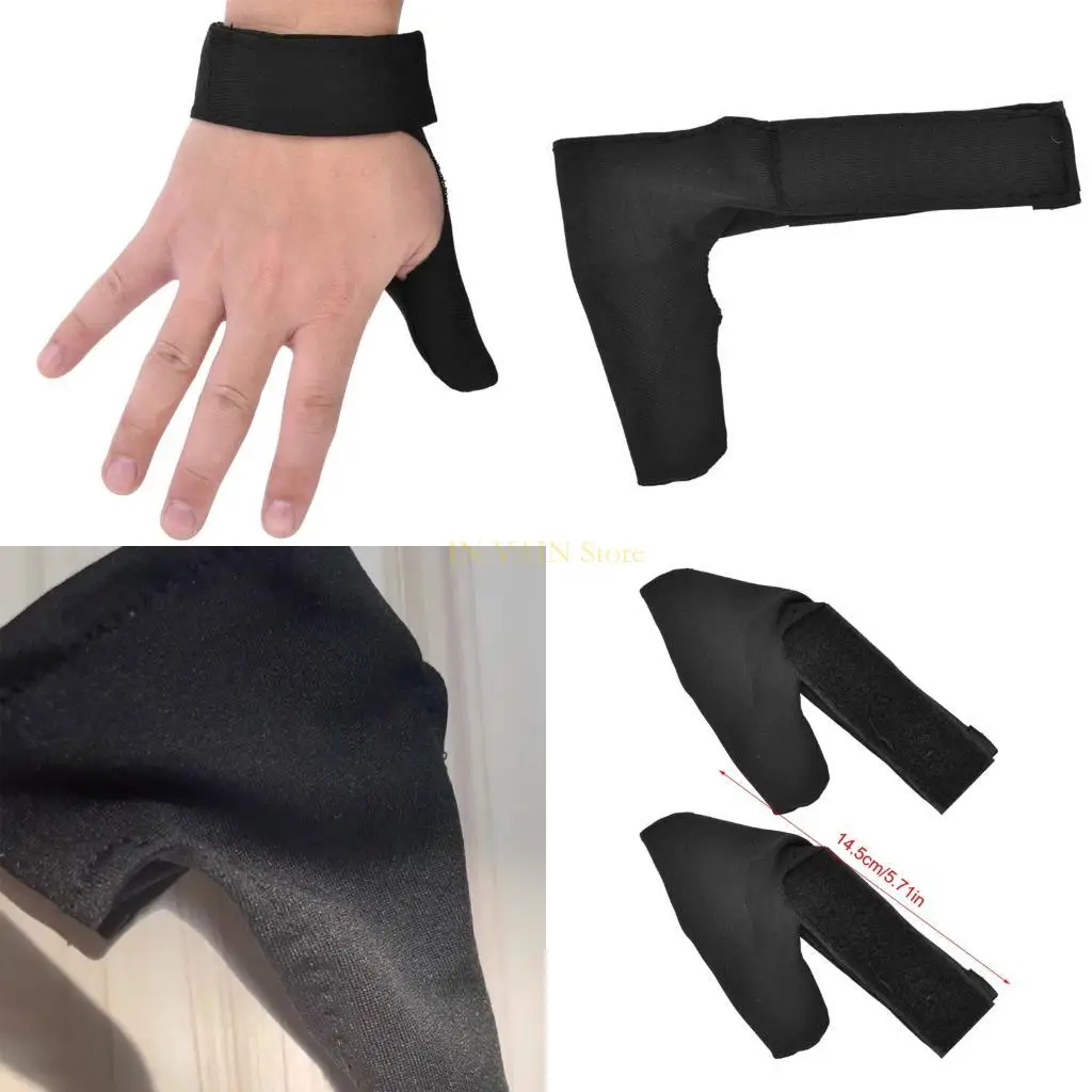 

M5TC 2pcs Breathable Thumb Sleeves For Bowling Secure Antislip Nylons Materials