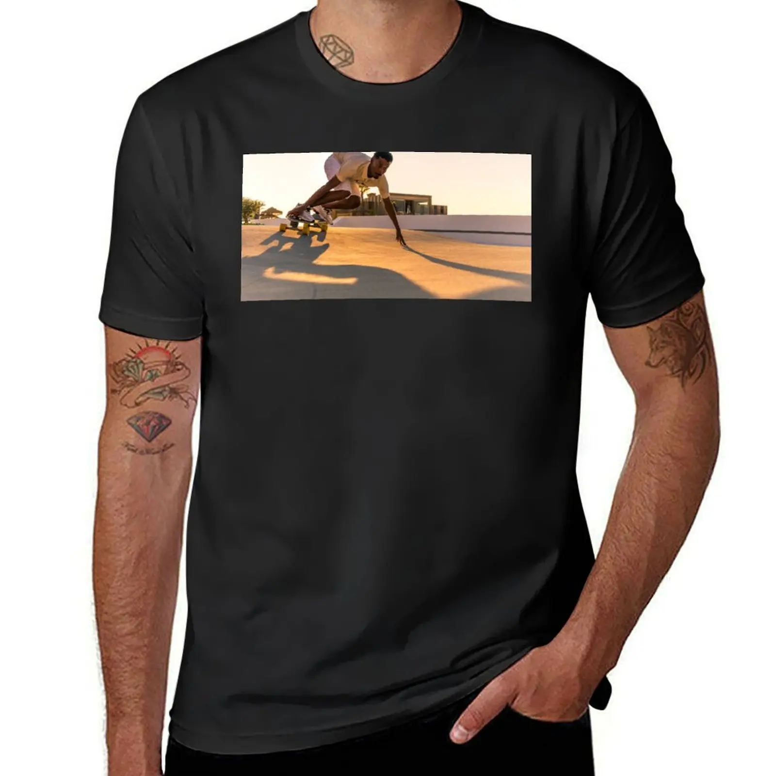 Surf skater training surfing moves T-Shirt tops oversizeds customs design your own men t shirt