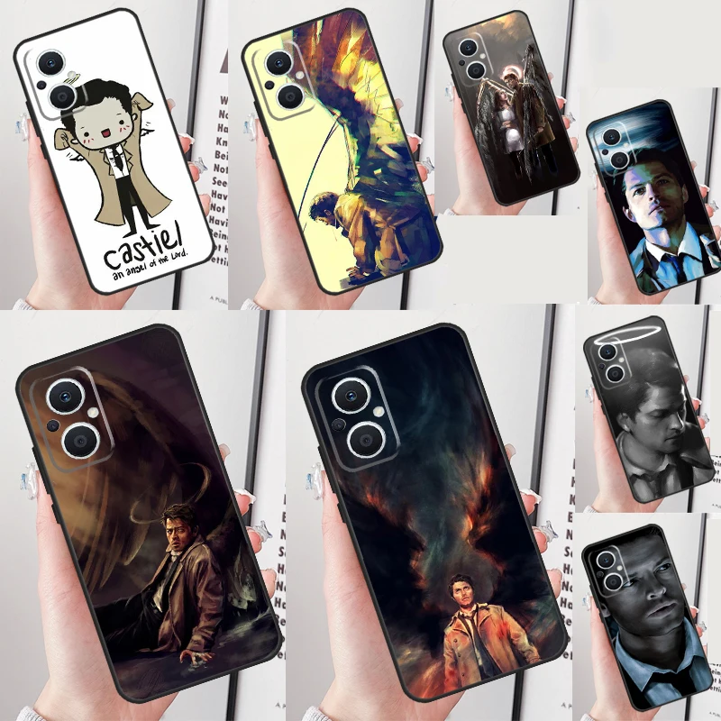 Supernatural Castiel Phone Case For OPPO Reno 12F 12 13 F 11 8T 7 8 10 Pro OPPO Find X5 Lite X3 X6 X8 Pro Cover