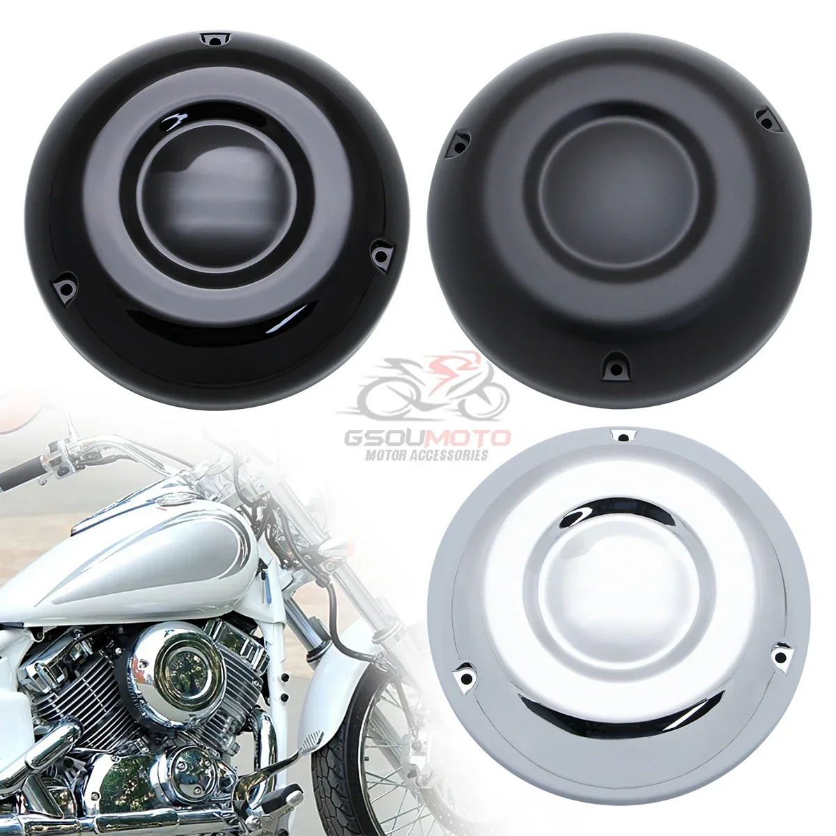 Motorcycle Air Cleaner Filter Case Cover Frame Side Guard Shell Fairing For Yamaha V-Star Drag star DS400 DS650 XVS650 XVS 650