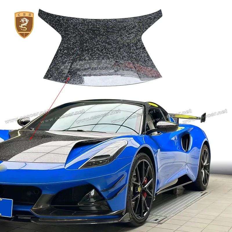 

NEW Forged Dry Carbon MK Style Super Car Engine Bonnets for Lotus Emira Hardtop Front Engine Hood Cover Replacements 2021-2024