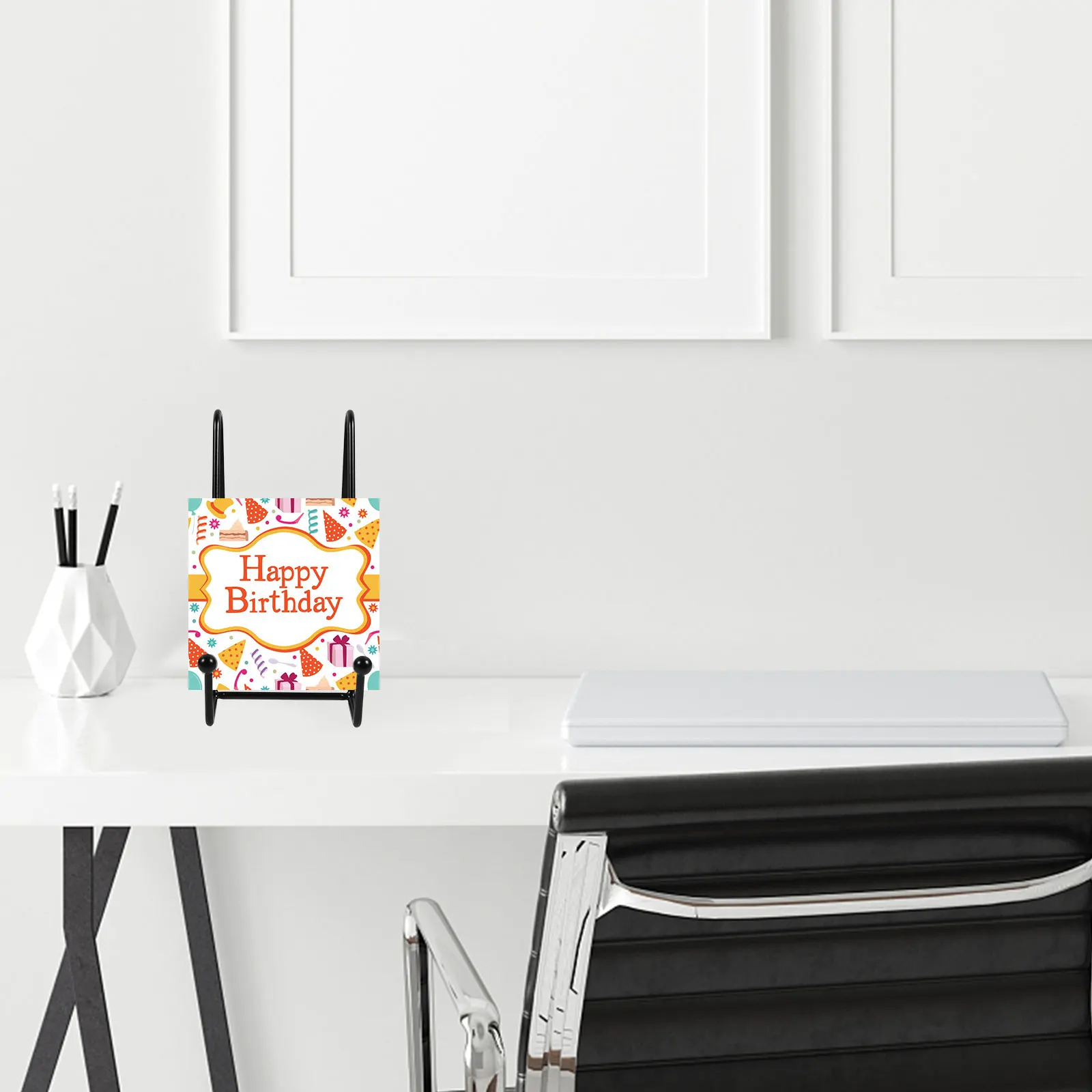 

2 Pcs Display Stand Rack Picture Stands for Book Bookshelf Holder Photo Easel Board