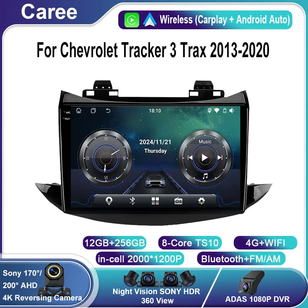 

Мультимедиа Android 15 для Chevrolet Tracker 3 Trax 2013-2020, авторадио, GPS-навигация, без 2din DVD, стерео головное устройство, сенсорный экран