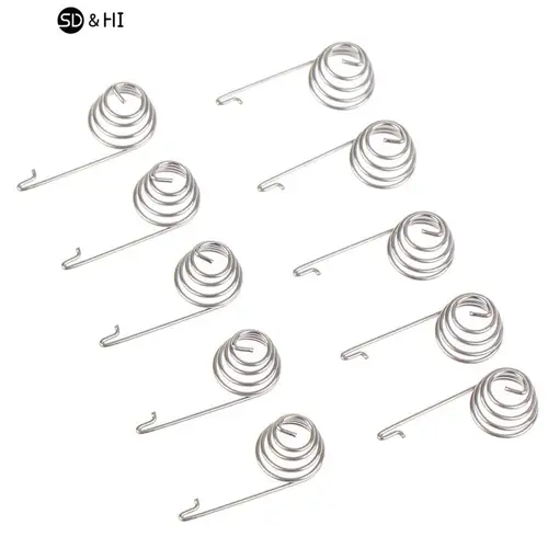 Imagen 2 del producto 5 pares/10 Uds para xbox 360 reemplazo controlador inalámbrico batería resortes plata