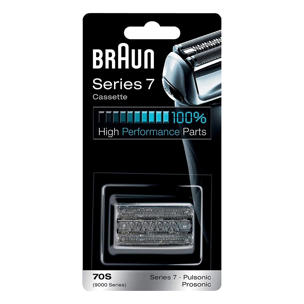 Replacement Shaver Head Foil Cassette 70S Replacement Shaver Foil Head for Braun Series 7