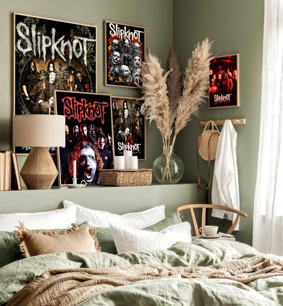 Heavy Metal Band S-Slipknot Self-adhesive Art Poster Fancy Wall Sticker for Living Room Bar Decoration Decorative Painting - view 2