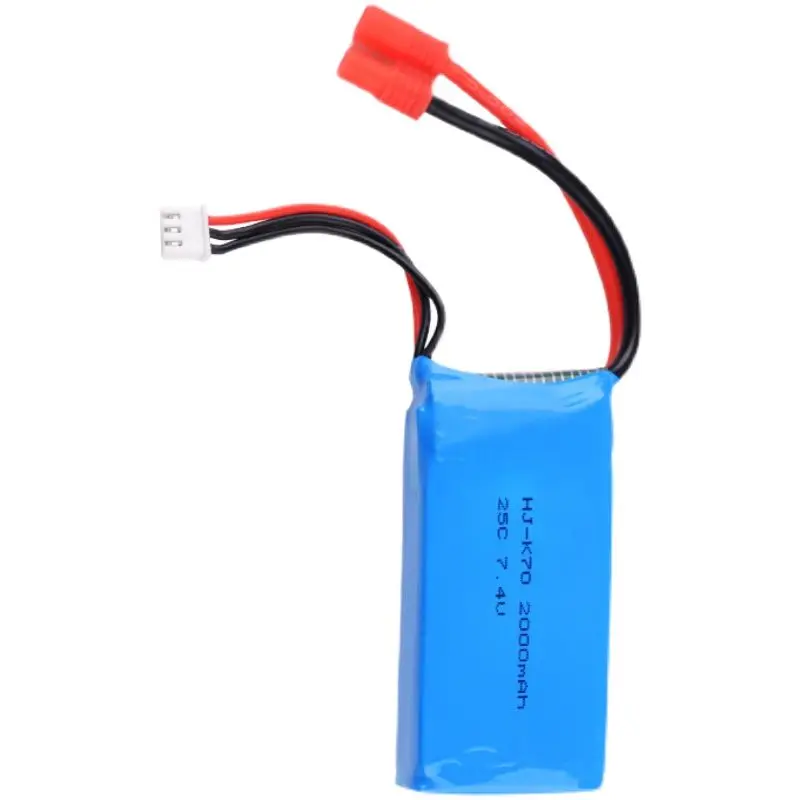 2S 7.4V 2000mAh 25C Drone modello di aereo modello di veicolo batteria al litio