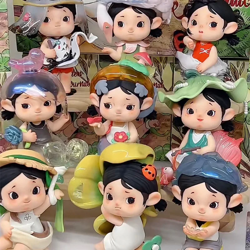 

Серия Blind Box Heyone Yancy'S Garden Stroll Journal: Милая коллекционная фигурка ручной работы, кавайный декор для рабочего стола, подарок на день рождения для девочек