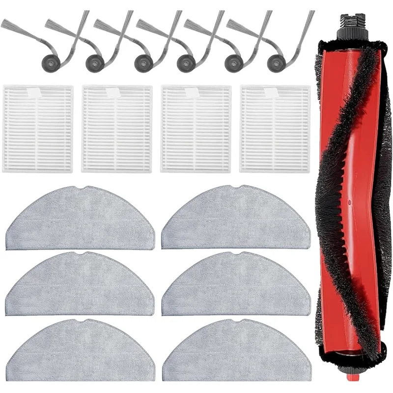 

ABKS-Replacement Parts Accessories Kit For Roborock Q7 M5/ Q7 M5+ Main Brush Mop Pad Side Brush