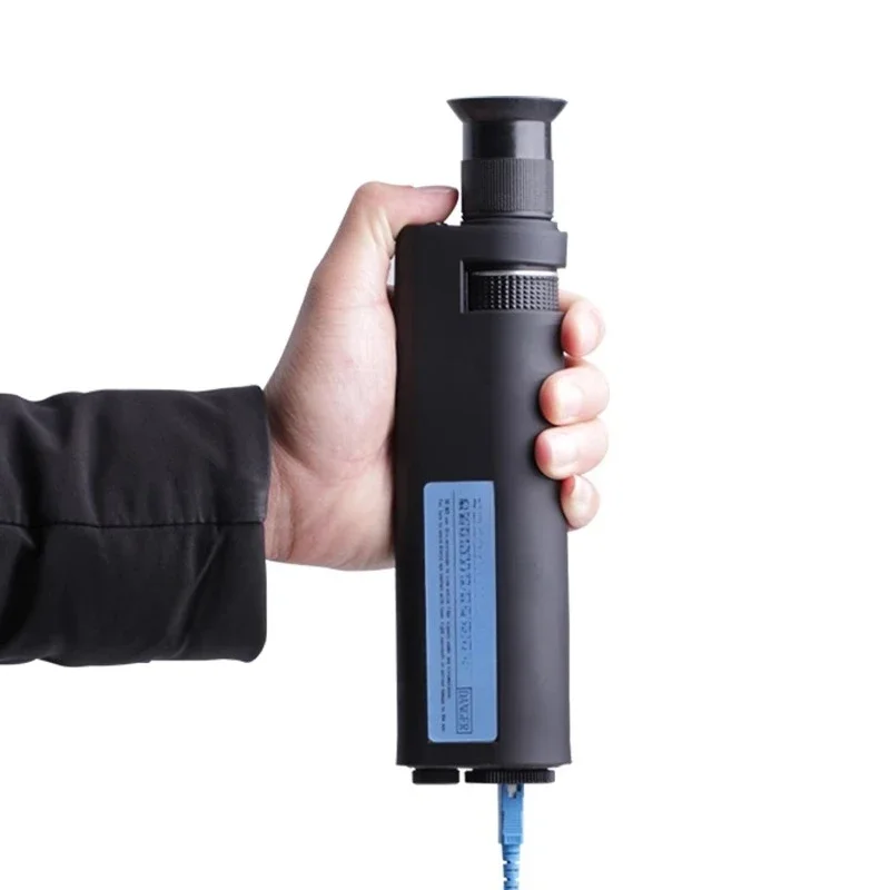 Handheld Fiber Optic Microscope Fiber End Face Detector SMA905 Jumper FC/SC/LC