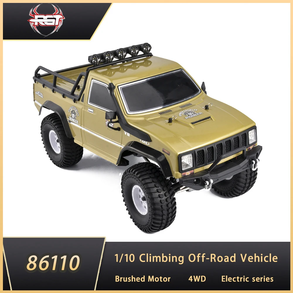 

RGT RC Cars 1/10 4WD Realistic Pioneer Track EX86110 Rock RTR Offroad Monster Truck Remote Control Model Car Toy Boy