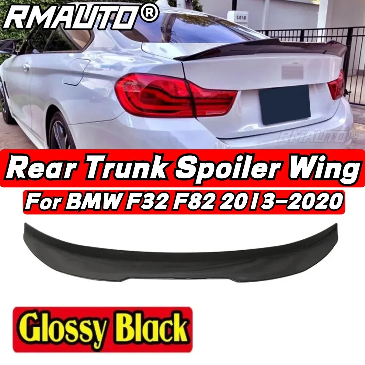 

Car Rear Trunk Spoiler Body Kit PSM Style Car Rear Spoiler Wing For BMW 4 Series F32 F33 F36 2013-2020 Car Accessories