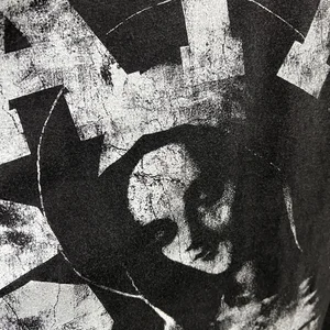 Streetwear Vintage Black Black Charakter Saint Saint Sommer T -Shirt übergroße Baumwoll -T -Shirts 8 Religionsabdruckverkäufe - №7