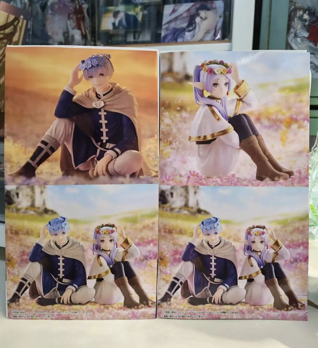 Genuino Disponibile Bandai Beyond Journey's End Espresto-Flower Crown-Frieren Himmel Anime Action Figures Modello Ornamento Ragazzi Giocattoli