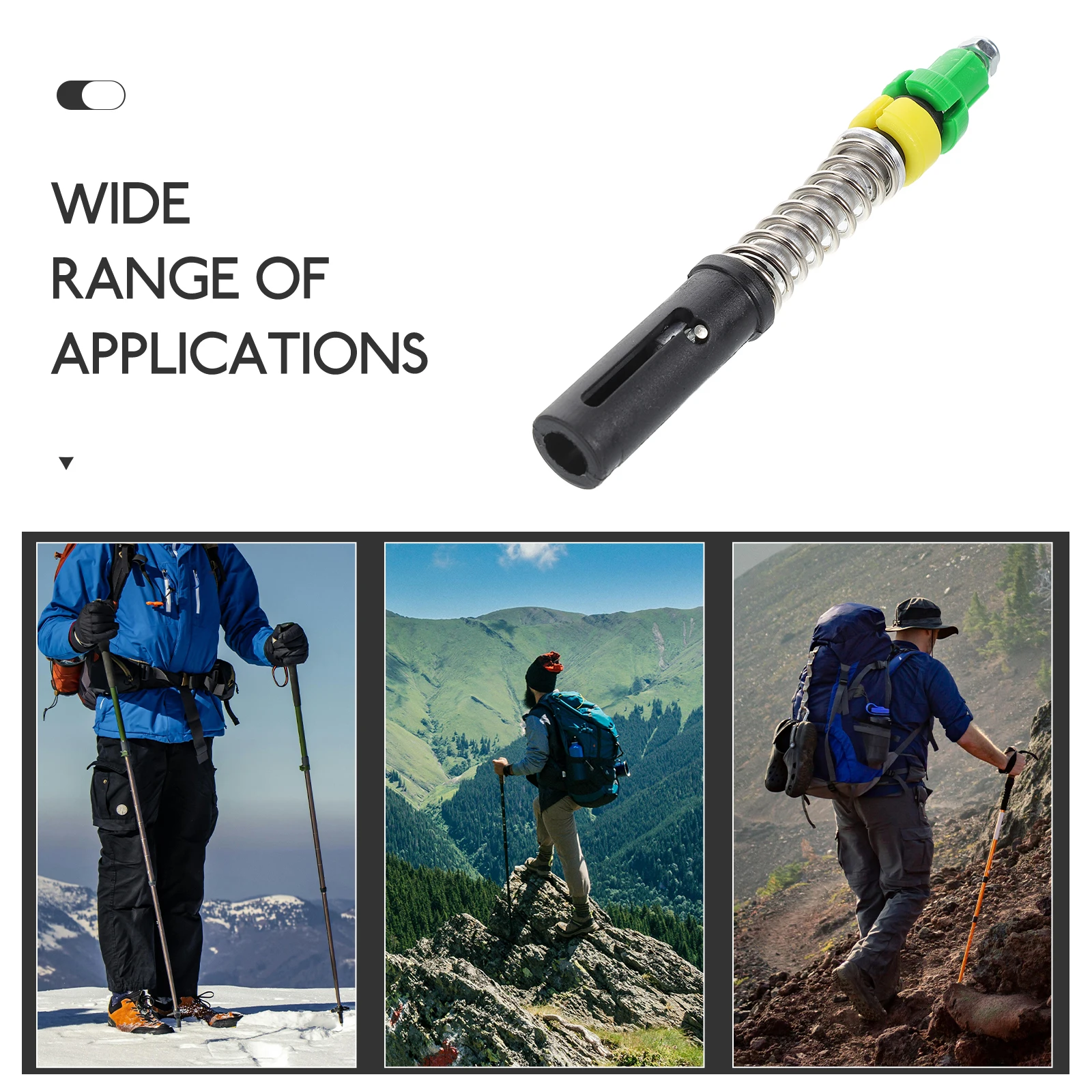 

Shock Absorption Expansion Tube For Hiking Sticks Outdoor Trekking Pole Accessories Durable Lightweight Walking Stick Tube