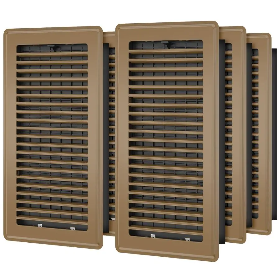 

Register 6x12, 6 Pack Floor Vent Covers for Home Floor Heavy Duty Steel Walkable Floor Vents Air Vent Covers 12x6 for Sidewall a