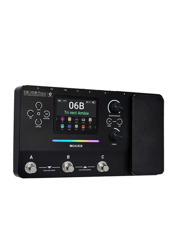 MOOER GE100 Pro、GE100 Pro Li エレキギター用マルチエフェクト