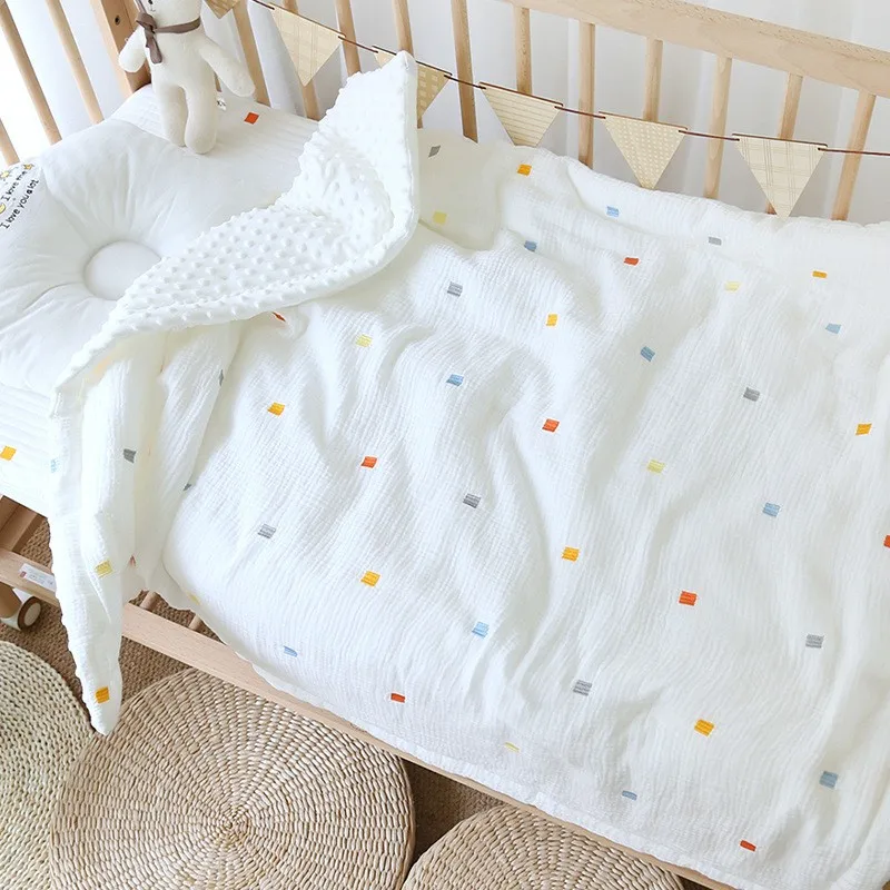 Thick Baby Quilt Pure Cotton Spring Autumn Winter Newborn Baby Blanket 100x120cm 120x150cm Pacify Kids Children Blanket For Bed