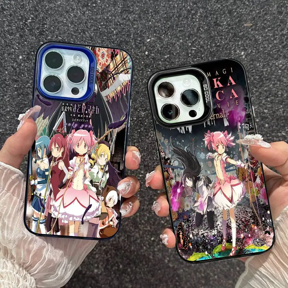 Puella Magi Anime Madoka Magica For IPhone 17 16 15 14 13 12 11 Pro Max Plus Matte Color Back Phone Cover