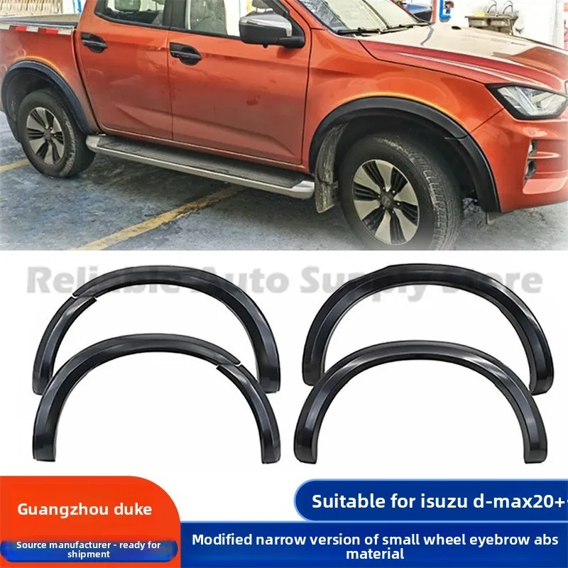 

For ISUZU DMAX 2020-2023 Narrow Version Fender Flares Mud Guards ABS Car Styling Accessories High Quality Durable Protection Upg