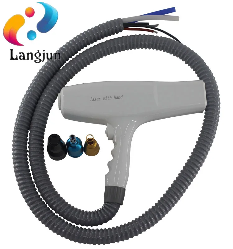 Hot sale adjustable 1064 532 laser head nd yag handle lens tattoo Removal laser handle