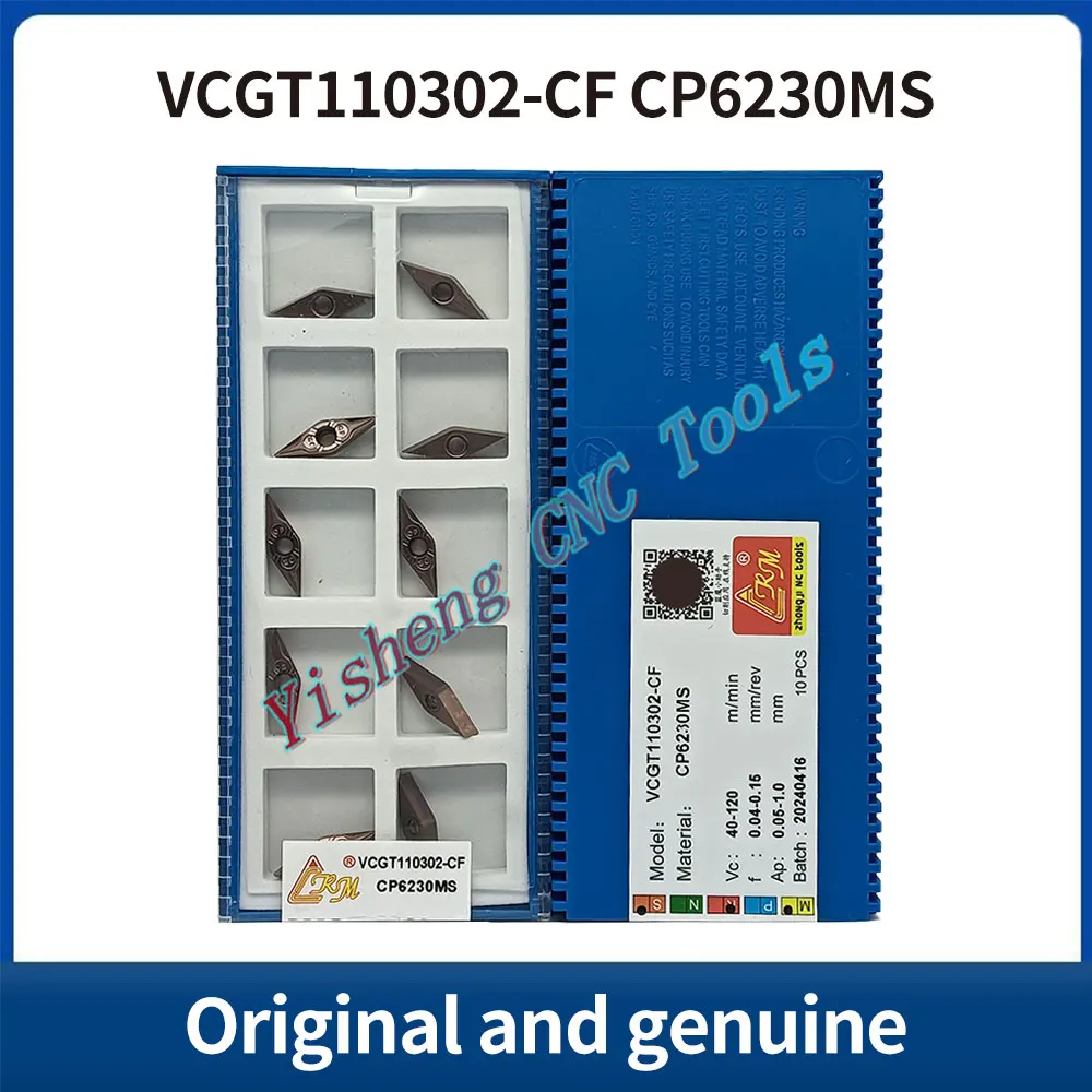 

Diamond-shaped CNC blades VCGT110301-CF VCGT110302-CF VCGT110304-CF CP2430F CP2130 CRM