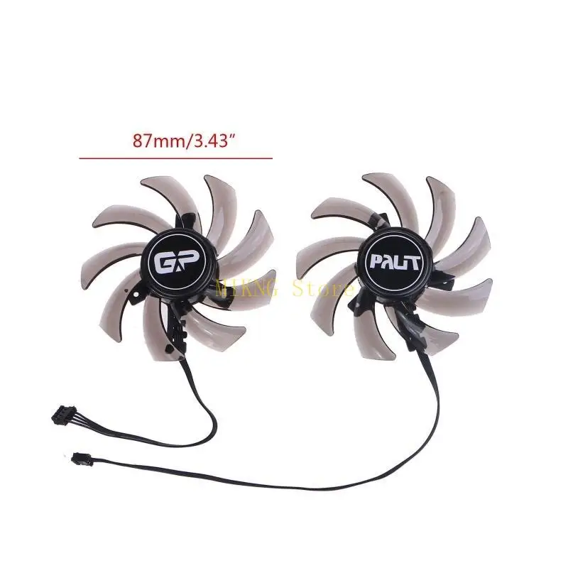 2PCS 85MM Graphics Card Cooling VGA Fan GA91S2U 4Pin 12V Cooler Fan for GTX1660 best sale