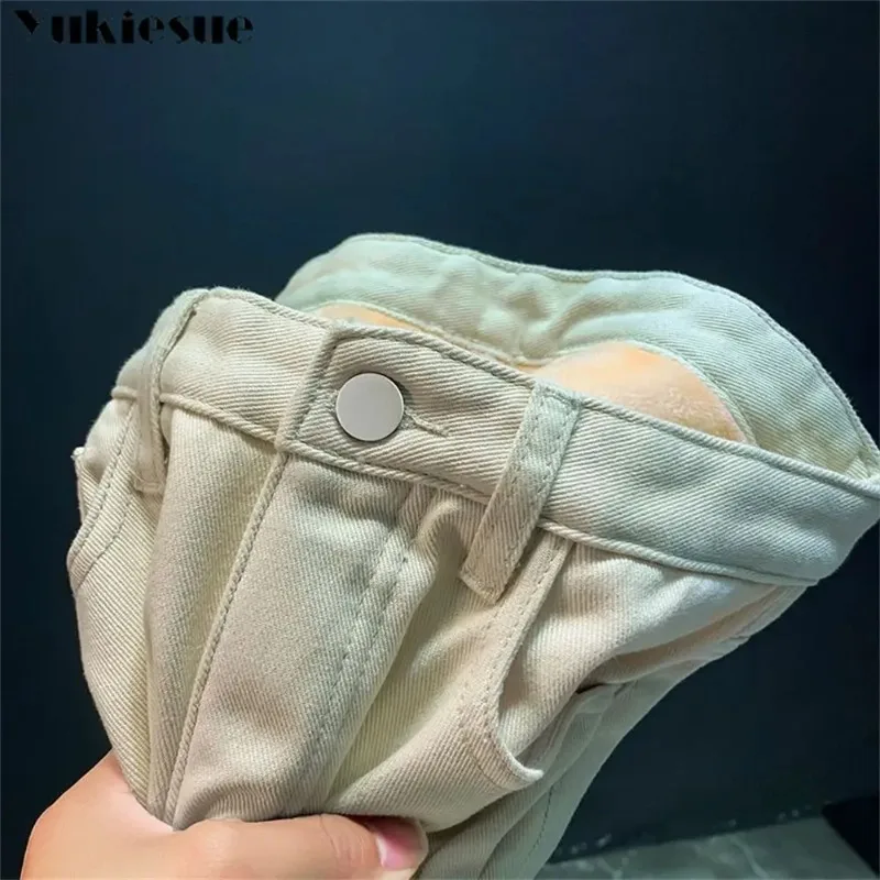 2025 겨울 신상 여성 레저 패션 청바지 플러스 벨벳 하이웨이스트 스트레치 슬리밍 빈티지 두꺼운 따뜻한 스트레이트 팬츠