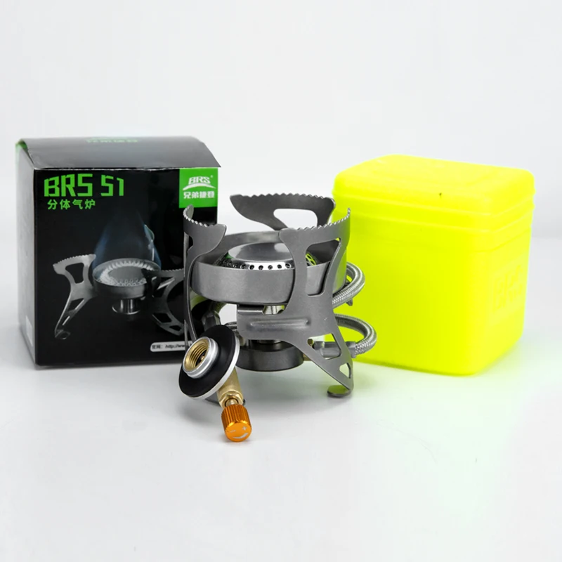 

BRS-51 Camping Gas Stove 2026Foldable Outdoor Cooking Stove Portable Propane Butane Gas Burner for Fishing Cooking Picnic